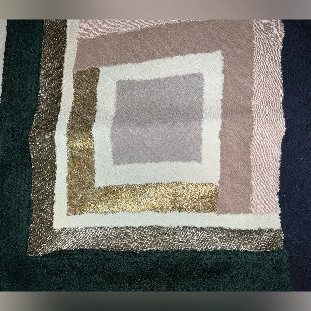 West Elm Beaded Metallic Pillow cover 20x20